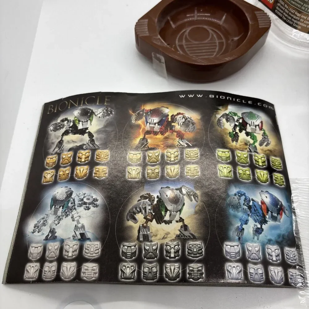 LEGO BIONICLE: Pahrak-Kal - Complete, Manual, rubber holder, Canister - w/disc